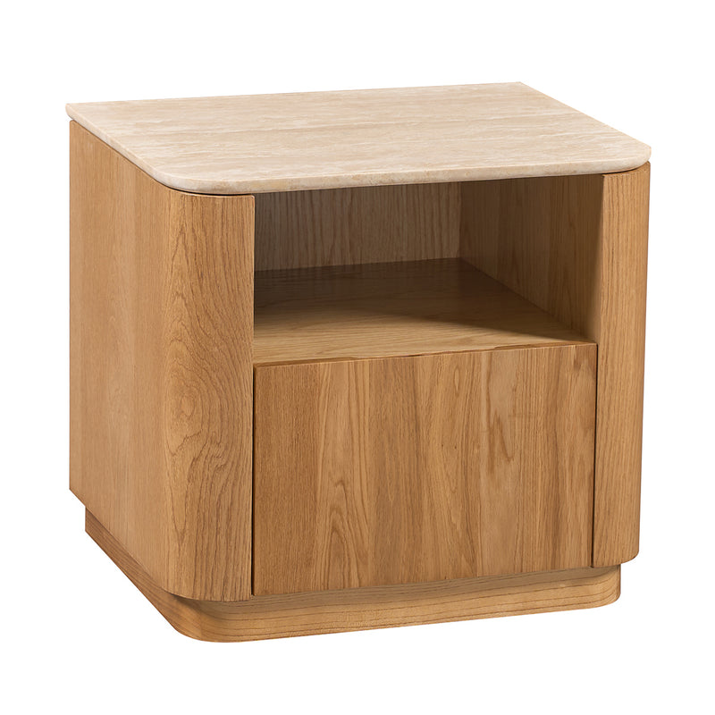 Travertine / Oak