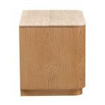 Travertine / Oak