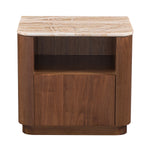 Persian Jade Travertine / Walnut