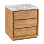 Arabescato Carrara Marble / Oak