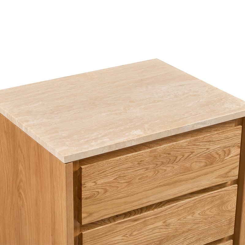 Travertine / Oak