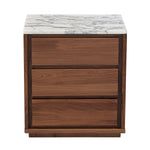 Arabescato Carrara Marble / Walnut