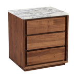 Arabescato Carrara Marble / Walnut