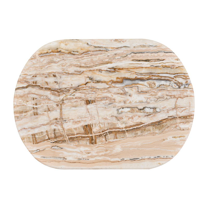 Persian Jade Travertine / Black Oak