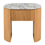 Arabescato Carrara Marble / Oak