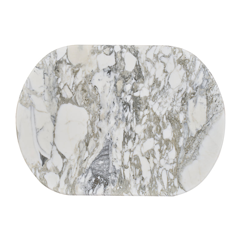 Arabescato Carrara Marble / Oak