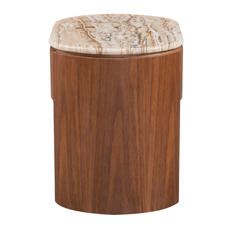 Persian Jade Travertine / Walnut