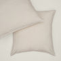 100% Linen European Pillowcase (Set of 2) - Cream