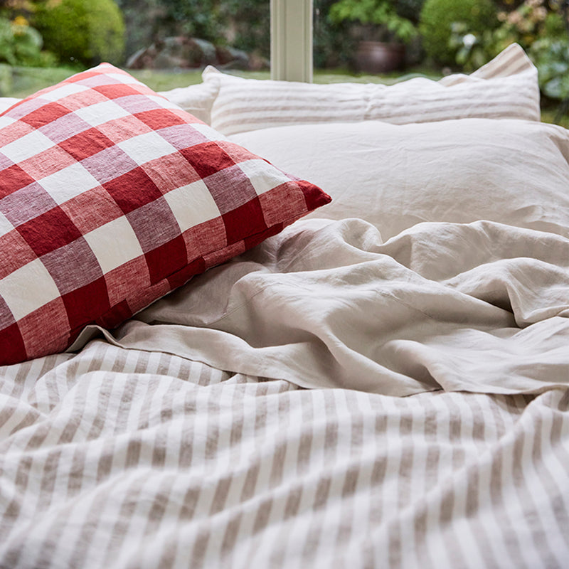 Wide Natural Stripes / King