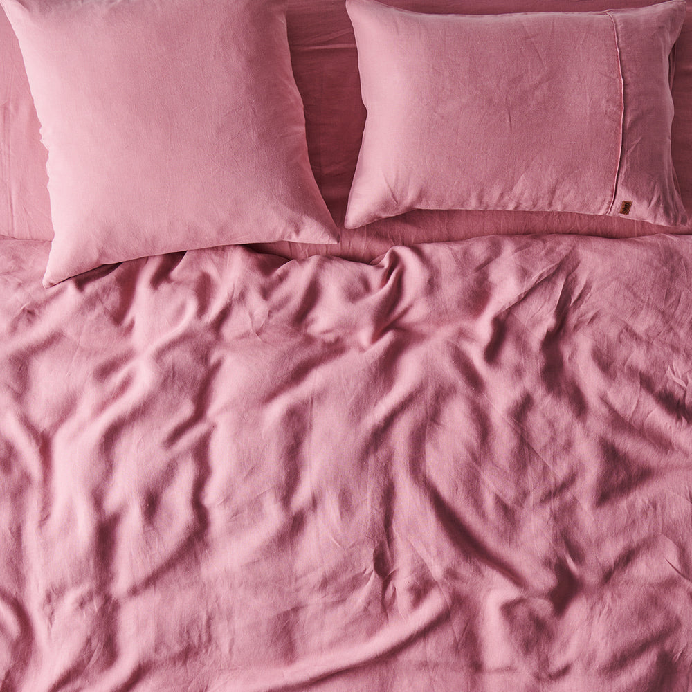 Peony Linen Quilt Cover