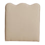Lola Fabric Bed Head - Dusty Pink / King Single