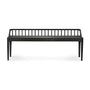 Spindle Bench - Oak Black