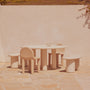 Earth Outdoor Dining Bench - Husk