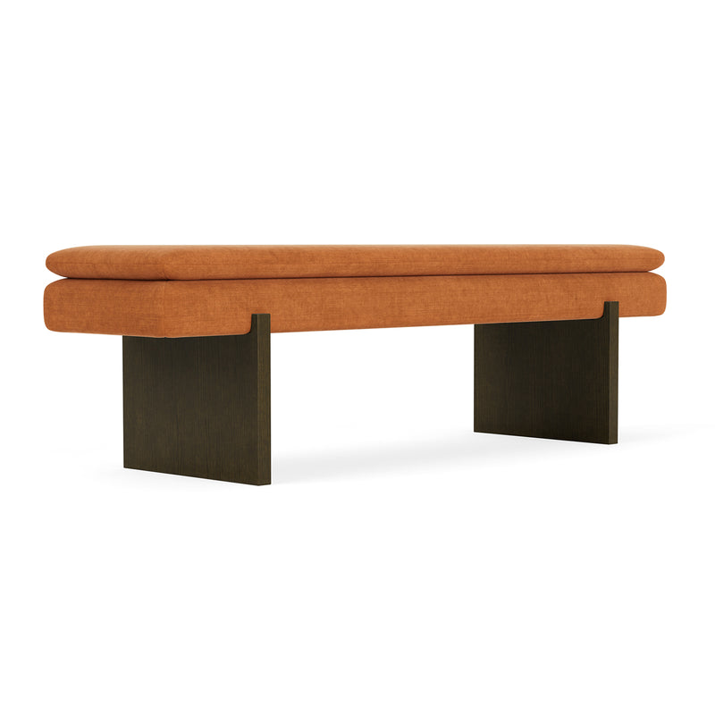 Danny Amber Textured Weave / Dark Walnut