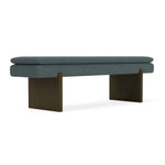 Form Blue Grey Fabric / Dark Walnut