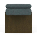 Form Blue Grey Fabric / Dark Walnut
