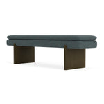 Form Blue Grey Fabric / Dark Walnut