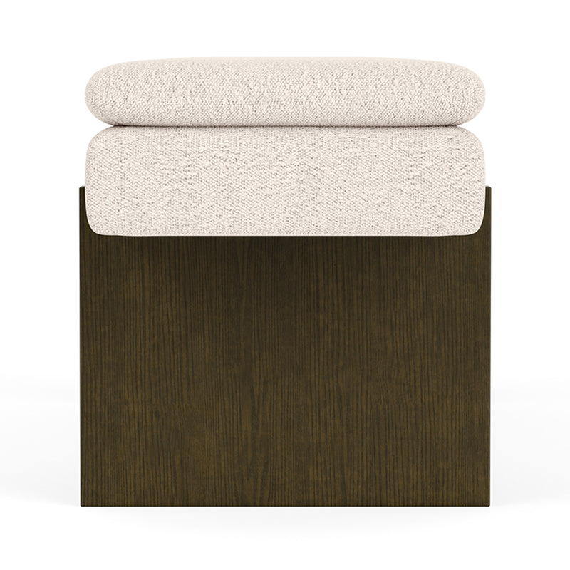Maya Cream Boucle / Dark Walnut