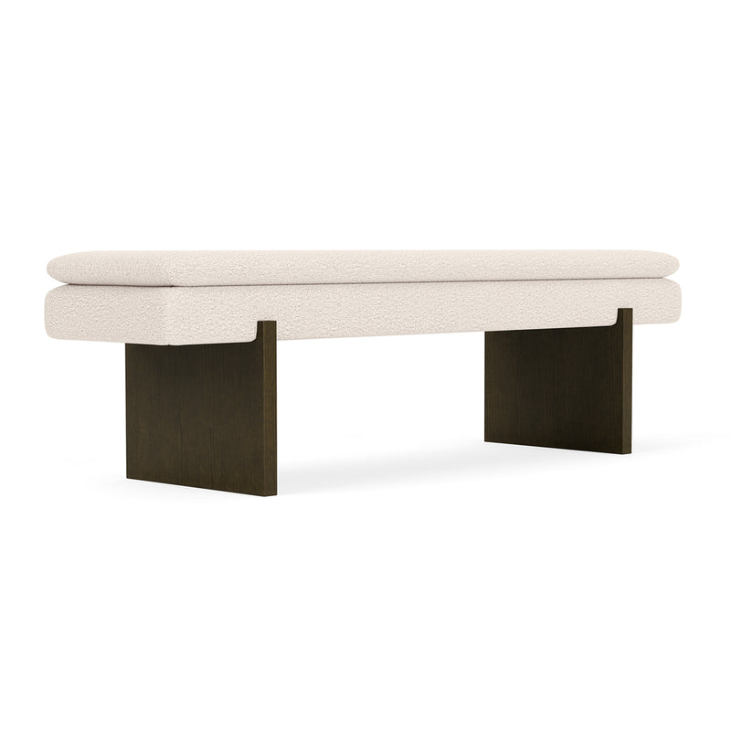 Maya Cream Boucle / Dark Walnut