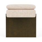 Vega Cream Textured Weave / Dark Walnut