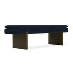 Lux Navy Velvet / Dark Walnut