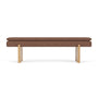 Umi Oak Bench - Pebble Rust Boucle / Oak