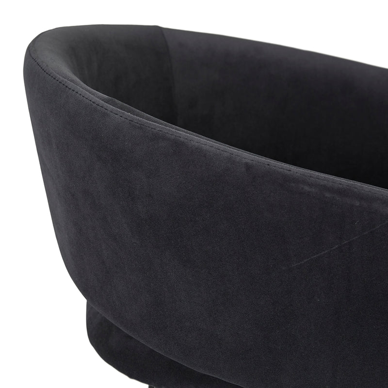Asher Velvet Bar Stool (65cm)