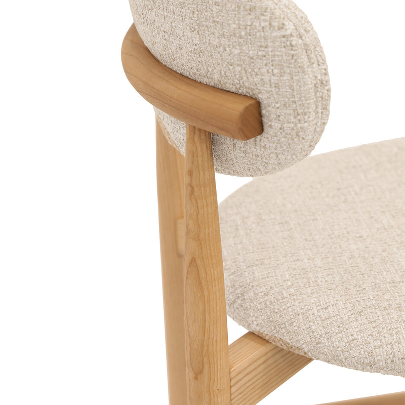 Cream Textured Weave / Ash