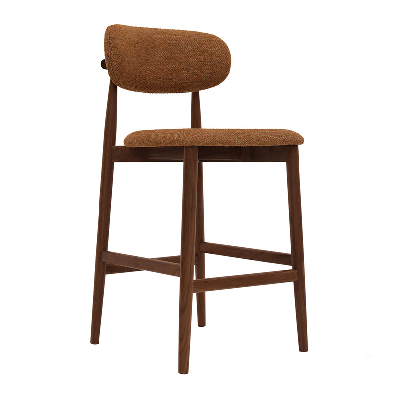 Caramel Textured Weave / Walnut