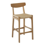Fitzroy Rattan Bar Stool With Backrest
