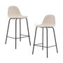 Luca Fabric Bar Stool (Set of 2) - Cream