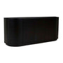 Oberon Crescent Buffet (180cm) - Matt Dark Oak