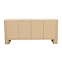 Frankie Marble Buffet - Matt Brown Vein Marble / Gloss Camel