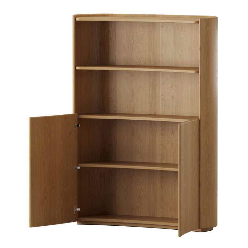 Malakai Curved Display Cabinet
