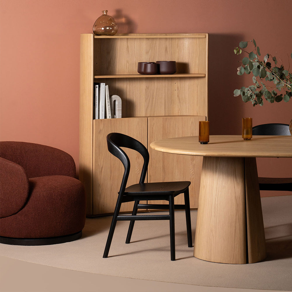 Malakai Curved Display Cabinet