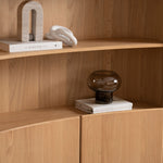 Malakai Curved Display Cabinet