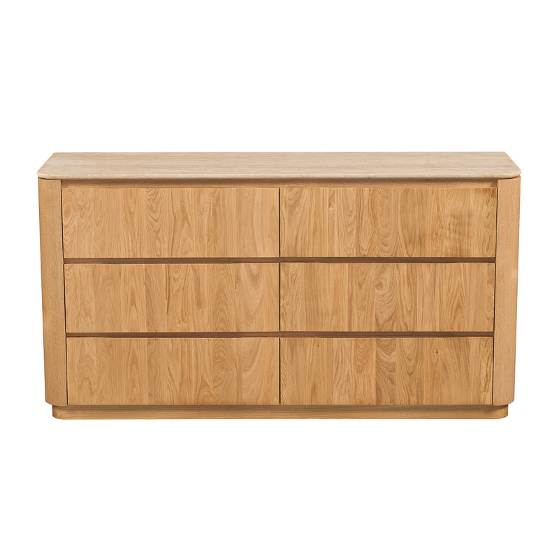 Travertine / Oak