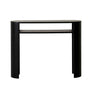 Classique Oval Small Shelf Console - Matt Dark Oak