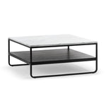 Maverick White Marble Coffee Table
