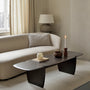 PI Rectangle Coffee Table - Mahogany Dark Brown