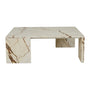 Atlas Slab Coffee Table - Brown Vein Marble