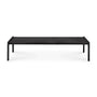 Jack Outdoor Coffee Table - Teak Black / 150cm