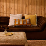 Lattice Tan Cushion