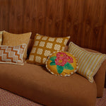 Lattice Wheat Cushion