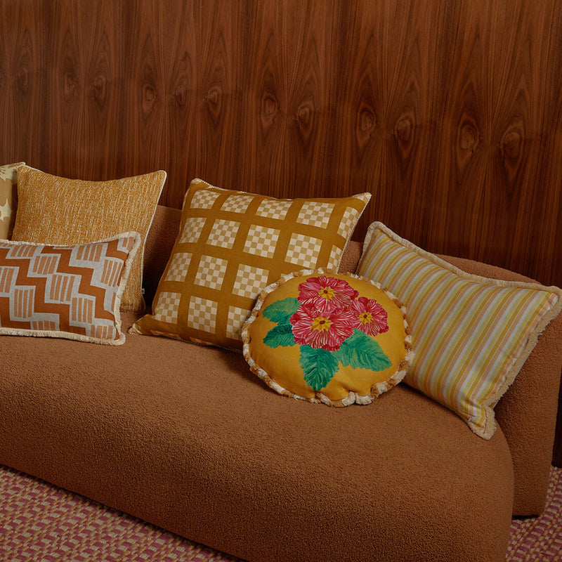 Lattice Wheat Cushion