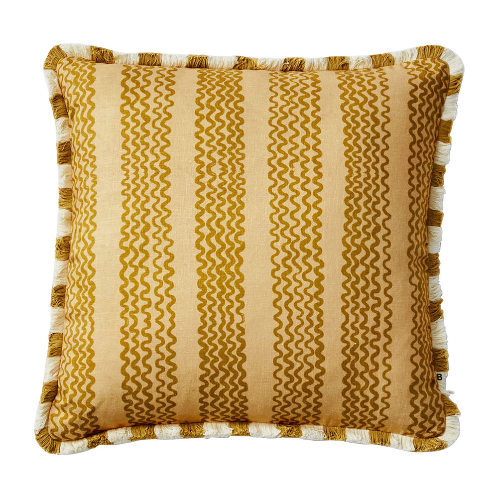 Mini Wave Cushion (Caramel)