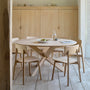 Circle Round Dining Table (Oak, 136cm) - Circle Round Dining Table (Oak, 136cm)