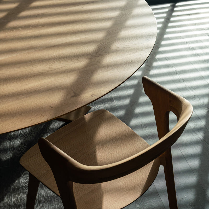 Circle Round Dining Table (Oak, 136cm)