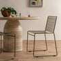 Studio Wire Dining Chair - Olive Green