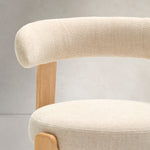 Beige / Ash Wood Natural Finish